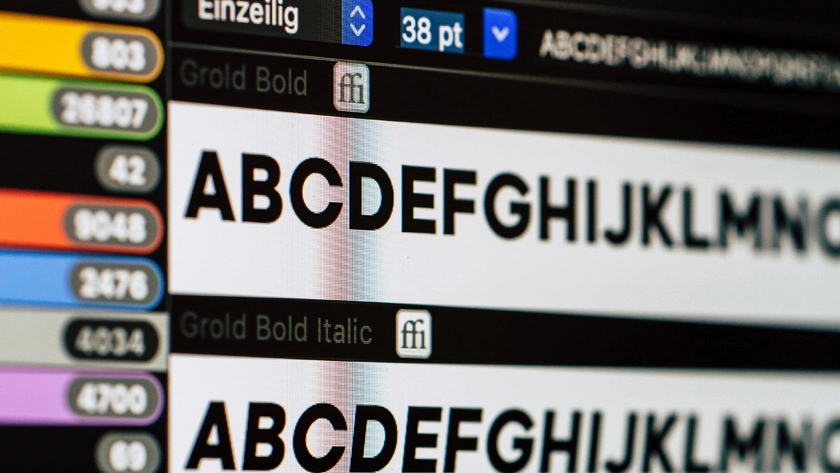 Choose good fonts